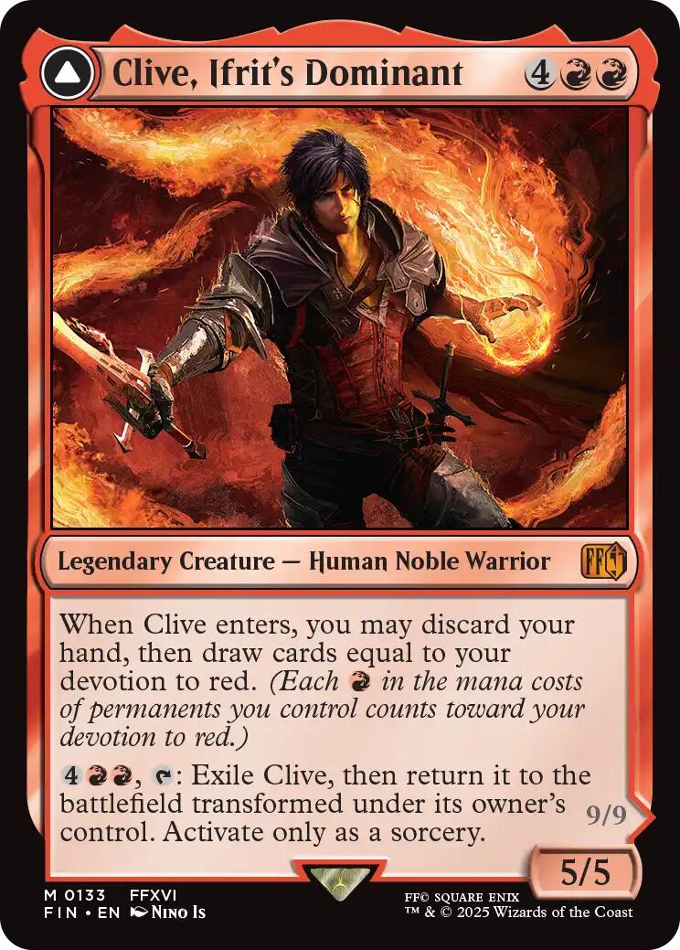 Clive, Ifrit's Dominant // Ifrit, Warden of Inferno [FINAL FANTASY] | Exor Games New Glasgow