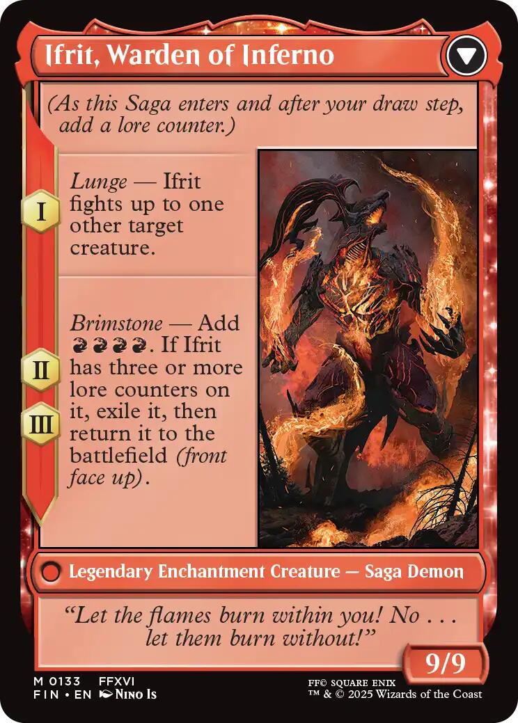 Clive, Ifrit's Dominant // Ifrit, Warden of Inferno [FINAL FANTASY] | Exor Games New Glasgow