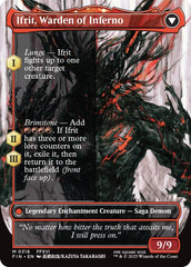 Clive, Ifrit's Dominant // Ifrit, Warden of Inferno (Borderless) (0318) [FINAL FANTASY] | Exor Games New Glasgow