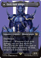 Cecil, Dark Knight // Cecil, Redeemed Paladin (Borderless) (Surge Foil) [FINAL FANTASY] | Exor Games New Glasgow