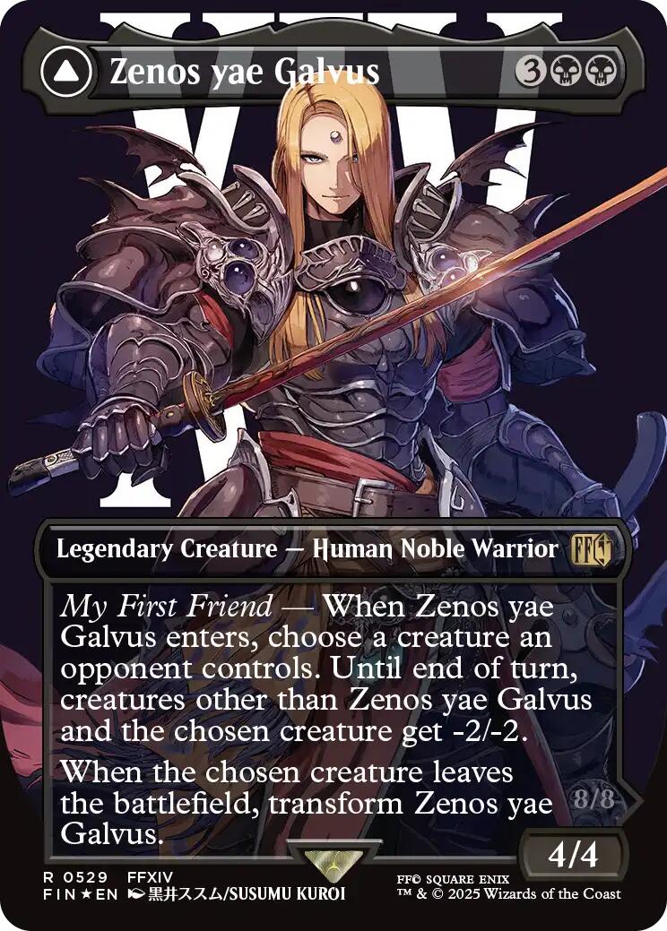 Zenos yae Galvus // Shinryu, Transcendent Rival (Borderless) (Surge Foil) [FINAL FANTASY] | Exor Games New Glasgow
