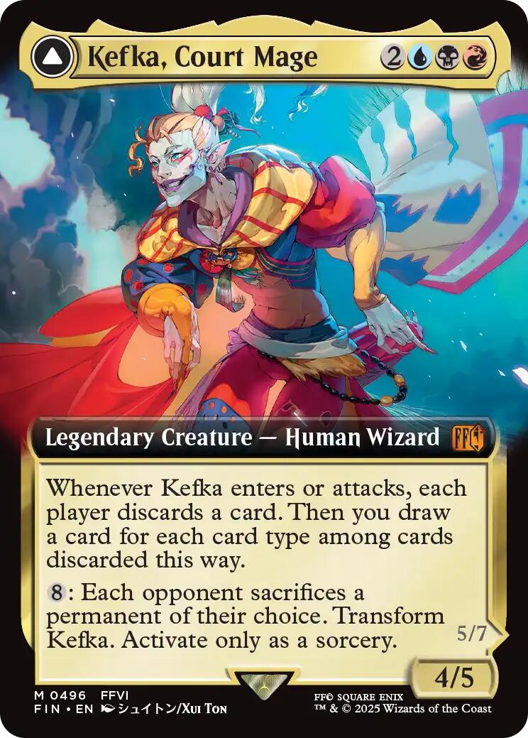 Kefka, Court Mage // Kefka, Ruler of Ruin (Extended Art) [FINAL FANTASY] | Exor Games New Glasgow