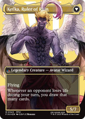 Kefka, Court Mage // Kefka, Ruler of Ruin (Borderless) (Surge Foil) [FINAL FANTASY] | Exor Games New Glasgow
