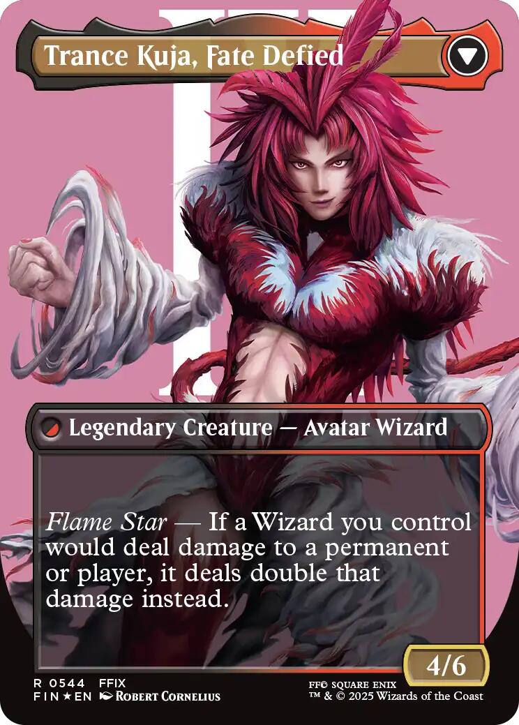 Kuja, Genome Sorcerer // Trance Kuja, Fate Defied (Borderless) (Surge Foil) [FINAL FANTASY] | Exor Games New Glasgow
