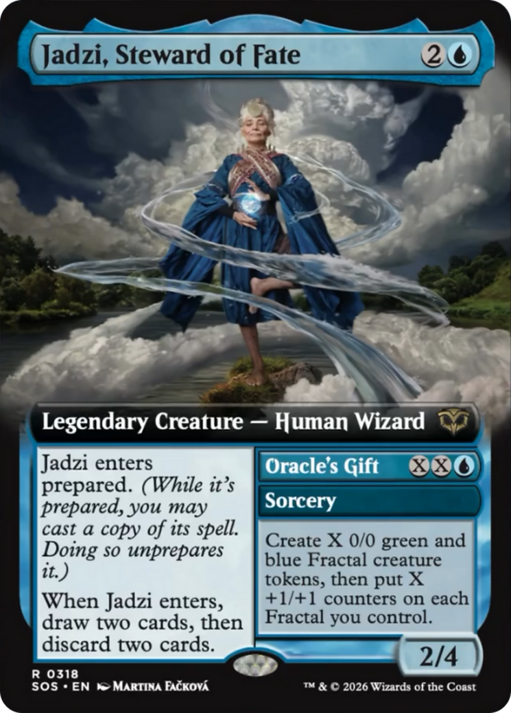 Jadzi, Steward of Fate (Extended Art) [Secrets of Strixhaven] | Exor Games New Glasgow
