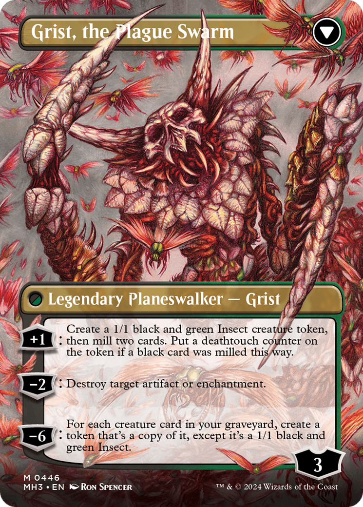 Grist, Voracious Larva // Grist, the Plague Swarm (Borderless) [Modern Horizons 3] | Exor Games New Glasgow