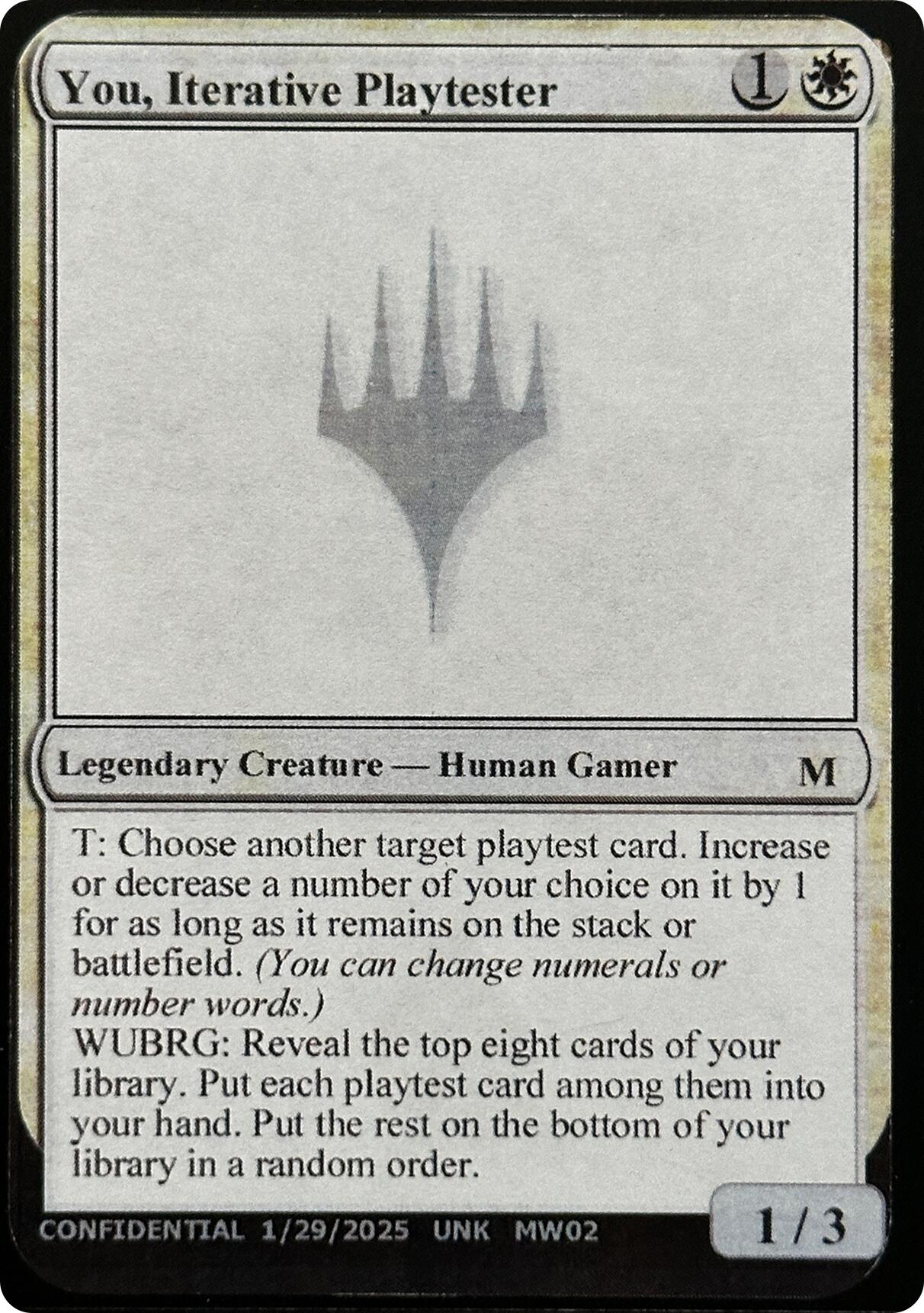 You, Iterative Playtester [Unknown Event] | Exor Games New Glasgow