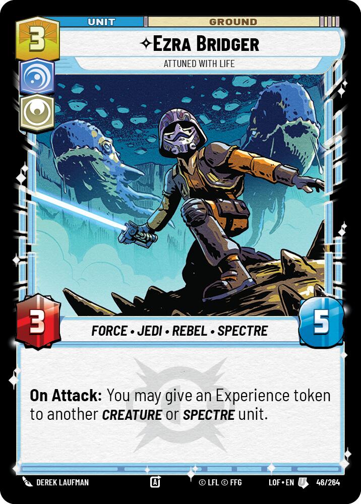 Ezra Bridger - Attuned With Life (46/264) (46/264) [Legends of the Force] | Exor Games New Glasgow
