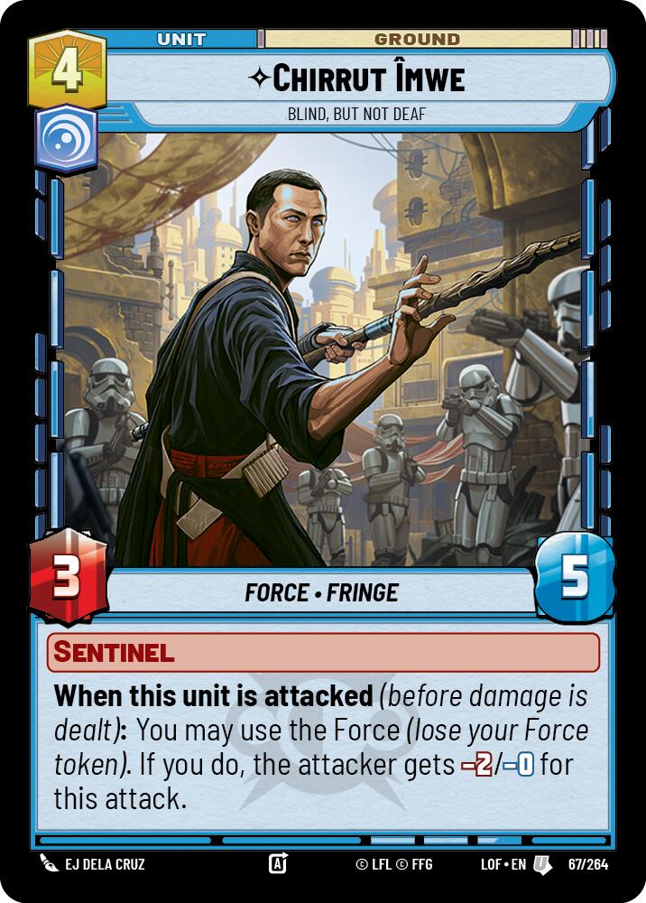Chirrut Imwe - Blind, but not Deaf (67/264) (67/264) [Legends of the Force] | Exor Games New Glasgow