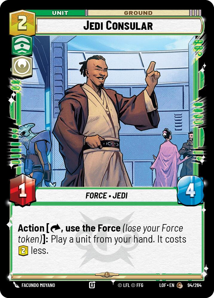 Jedi Consular (94/264) (94/264) [Legends of the Force] | Exor Games New Glasgow