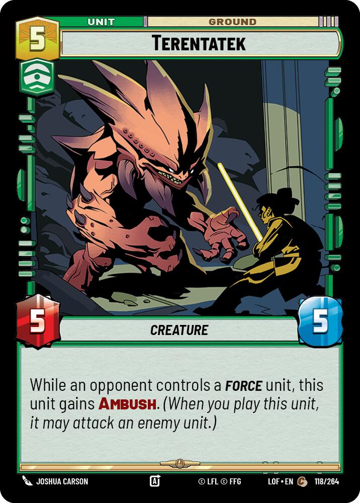 Terentatek (118/264) (118/264) [Legends of the Force] | Exor Games New Glasgow
