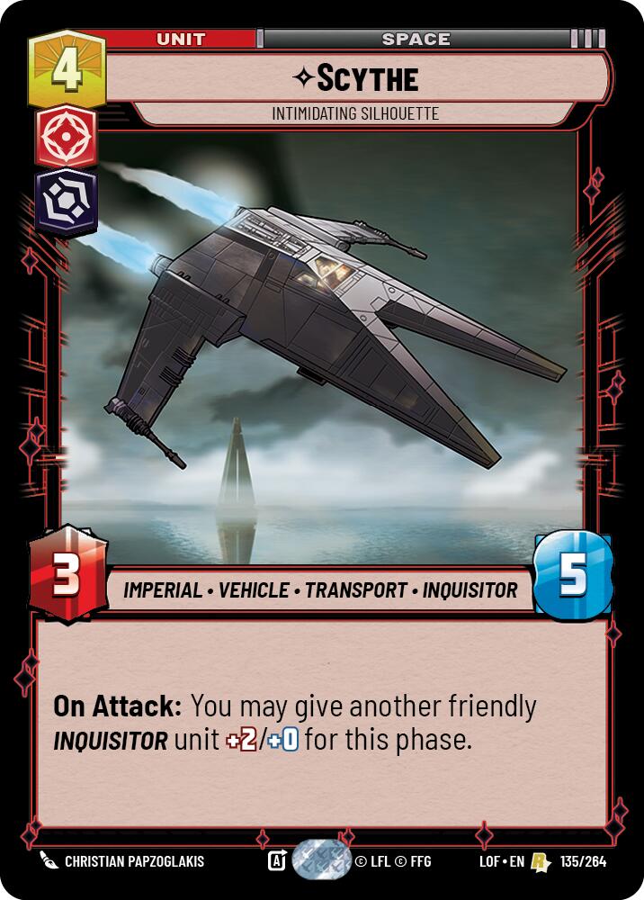 Scythe - Intimidating Silhouette (135/264) (135/264) [Legends of the Force] | Exor Games New Glasgow