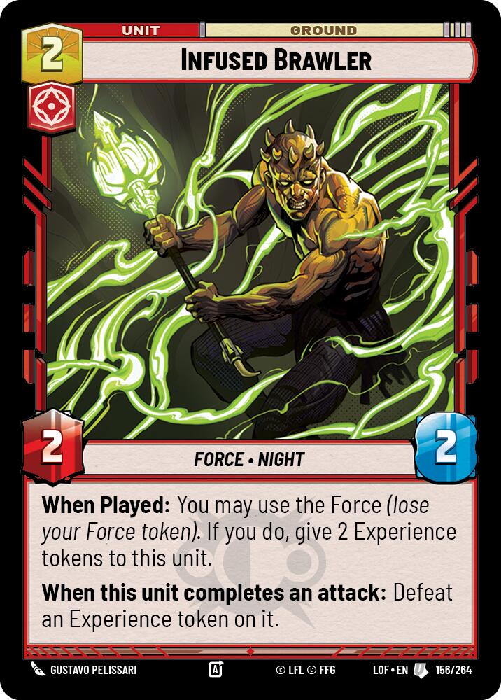 Infused Brawler (156/264) (156/264) [Legends of the Force] | Exor Games New Glasgow