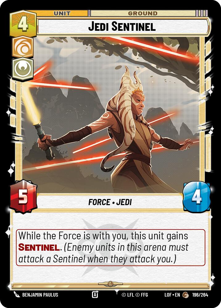 Jedi Sentinel (196/264) (196/264) [Legends of the Force] | Exor Games New Glasgow
