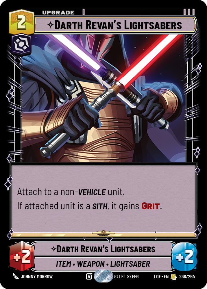 Darth Revan's Lightsabers (238/264) (238/264) [Legends of the Force] | Exor Games New Glasgow