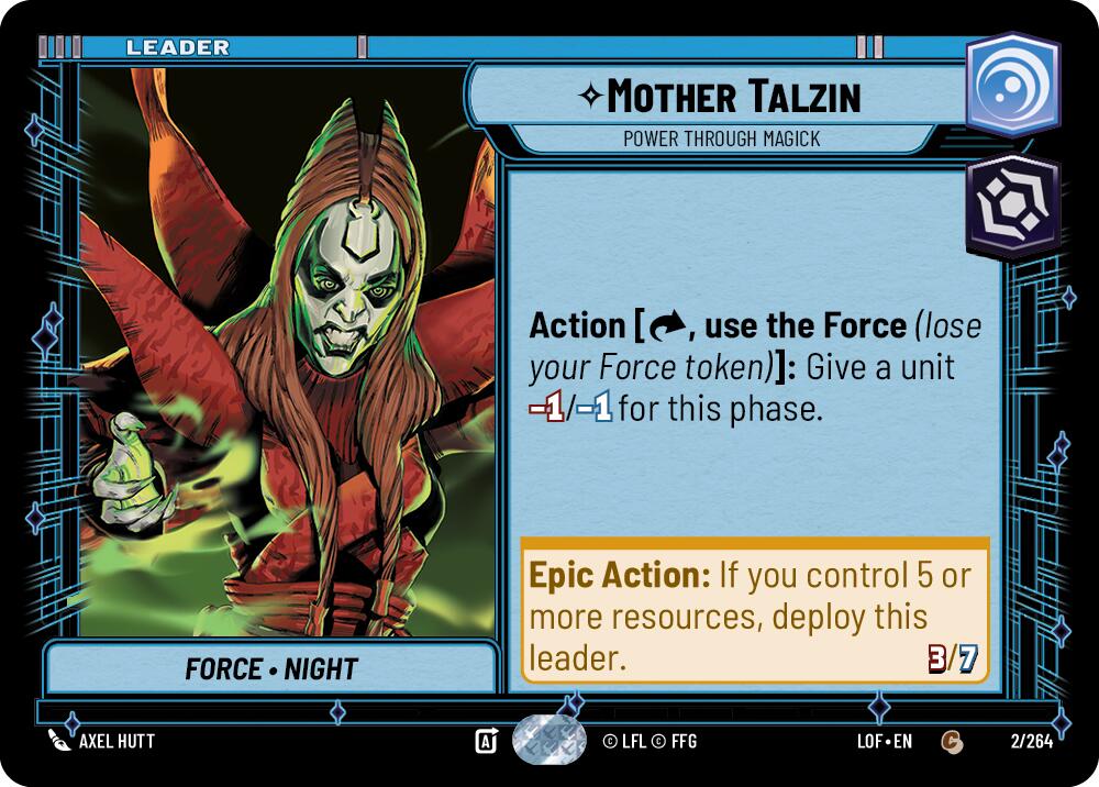 Mother Talzin - Power Through Magick (002/264) (002/264) [Legends of the Force] | Exor Games New Glasgow