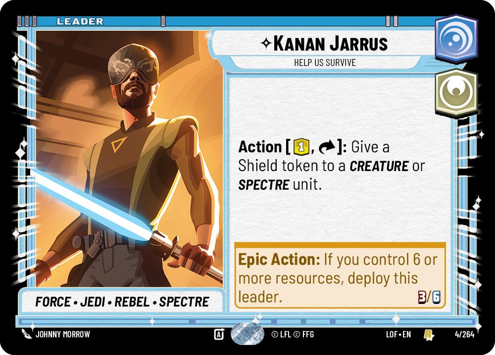 Kanan Jarrus - Help Us Survive (004/264) (004/264) [Legends of the Force] | Exor Games New Glasgow