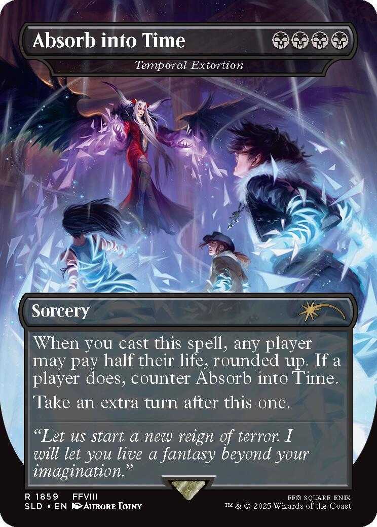 Absorb into Time - Temporal Extortion [Secret Lair Drop Series] | Exor Games New Glasgow