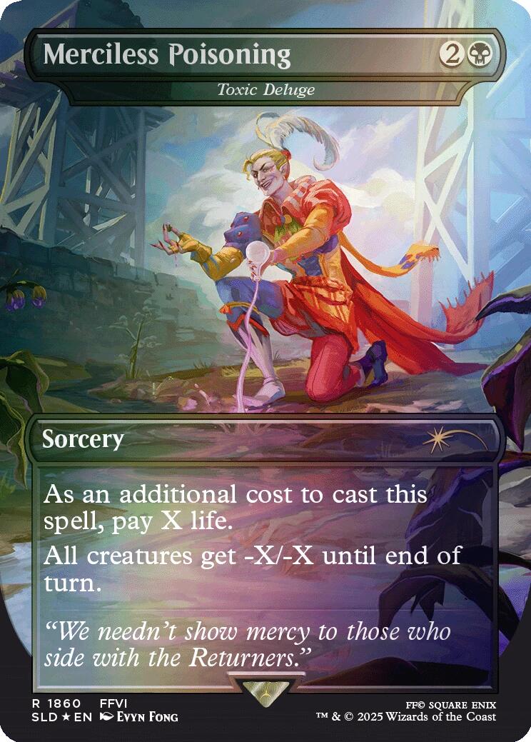 Merciless Poisoning - Toxic Deluge (Rainbow Foil) [Secret Lair Drop Series] | Exor Games New Glasgow