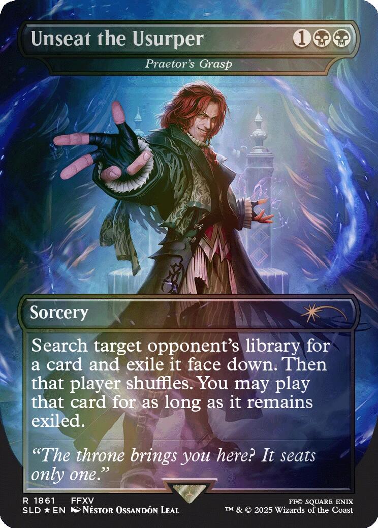 Unseat the Usurper - Praetor's Grasp (Rainbow Foil) [Secret Lair Drop Series] | Exor Games New Glasgow