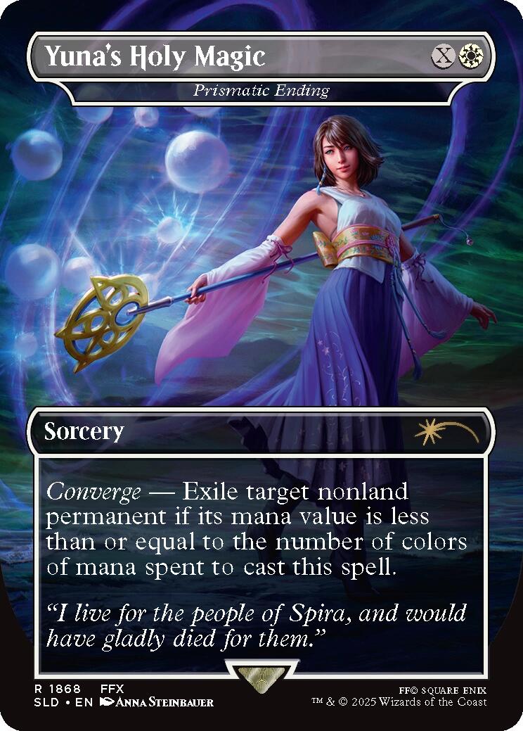 Yuna's Holy Magic - Prismatic Ending [Secret Lair Drop Series] | Exor Games New Glasgow