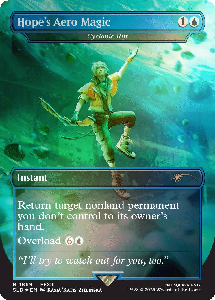Hope's Aero Magic - Cyclonic Rift (Rainbow Foil) [Secret Lair Drop Series] | Exor Games New Glasgow