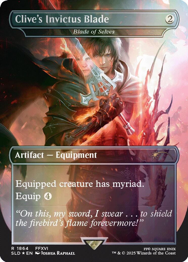 Clive's Invictus Blade - Blade of Selves (Rainbow Foil) [Secret Lair Drop Series] | Exor Games New Glasgow