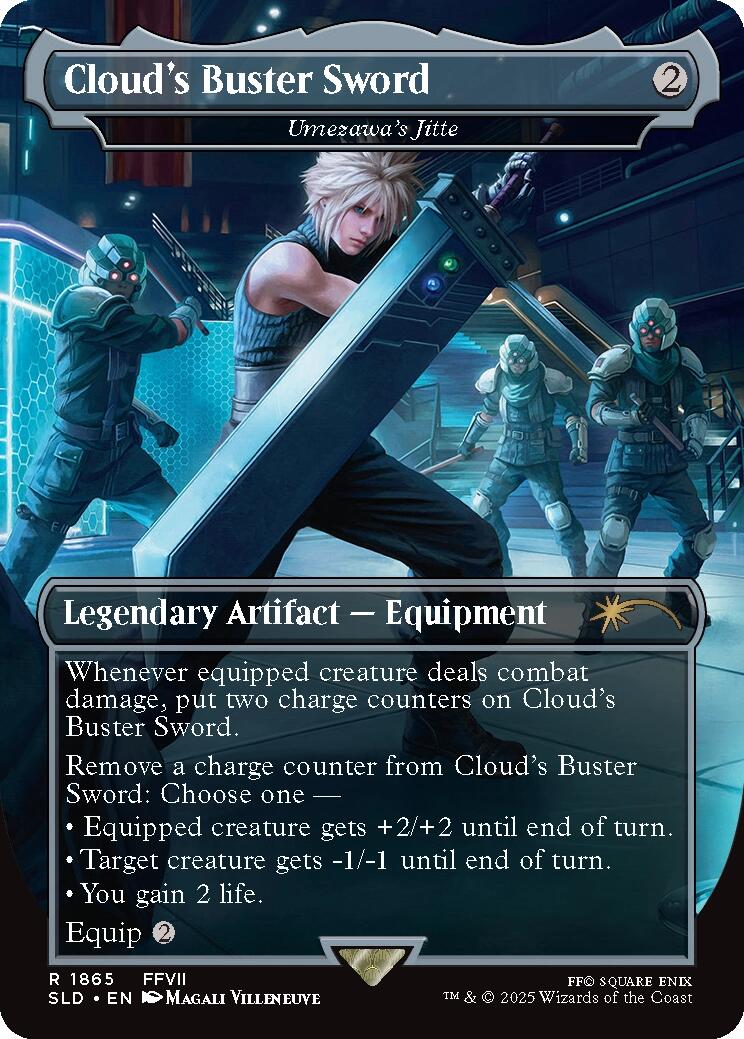 Cloud's Buster Sword - Umezawa's Jitte [Secret Lair Drop Series] | Exor Games New Glasgow