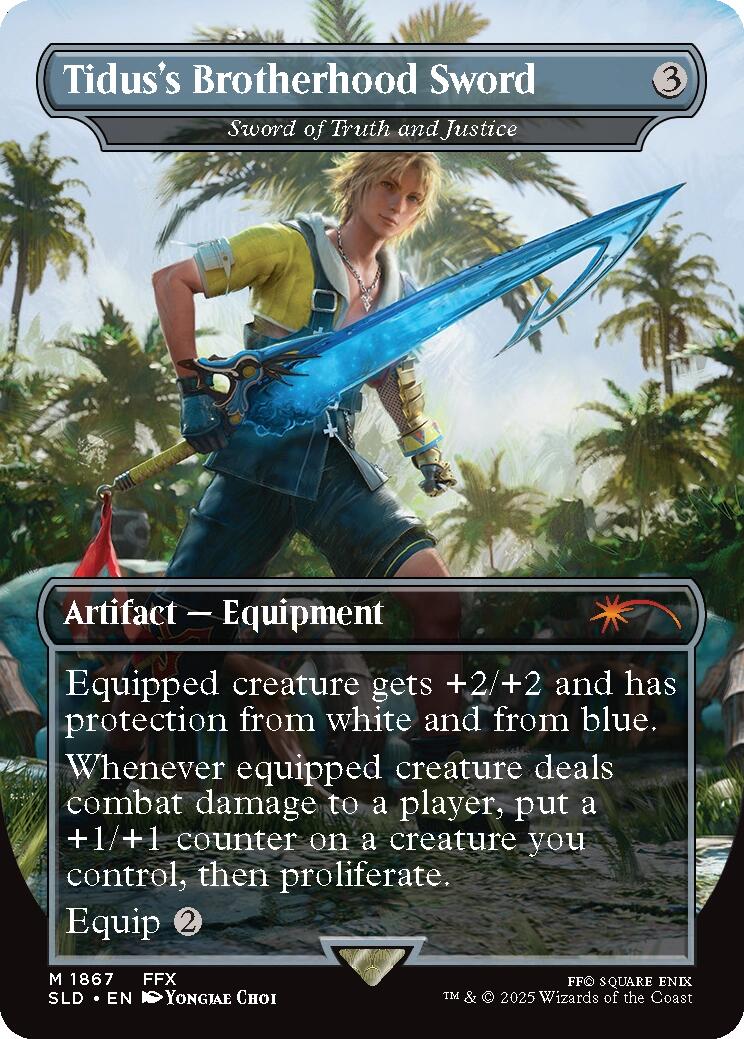 Tidus's Brotherhood Sword - Sword of Truth and Justice [Secret Lair Drop Series] | Exor Games New Glasgow