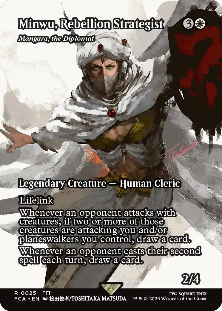 Minwu, Rebellion Strategist - Mangara, the Diplomat (Showcase) [FINAL FANTASY : Through the Ages] | Exor Games New Glasgow