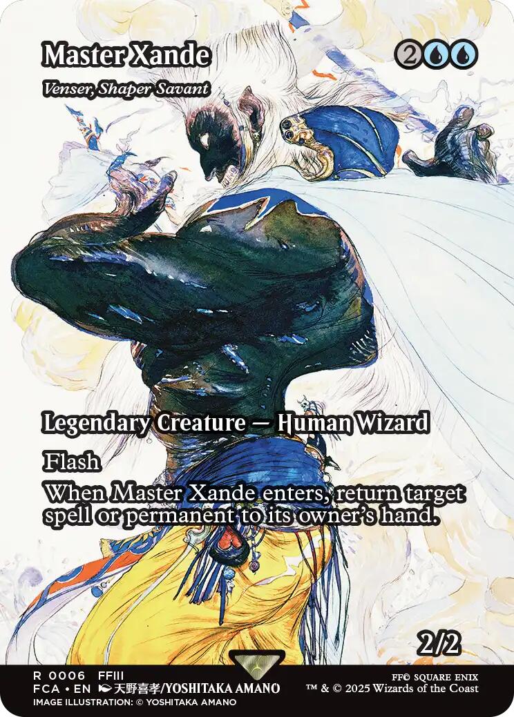 Master Xande - Venser, Shaper Savant (Showcase) [FINAL FANTASY : Through the Ages] | Exor Games New Glasgow
