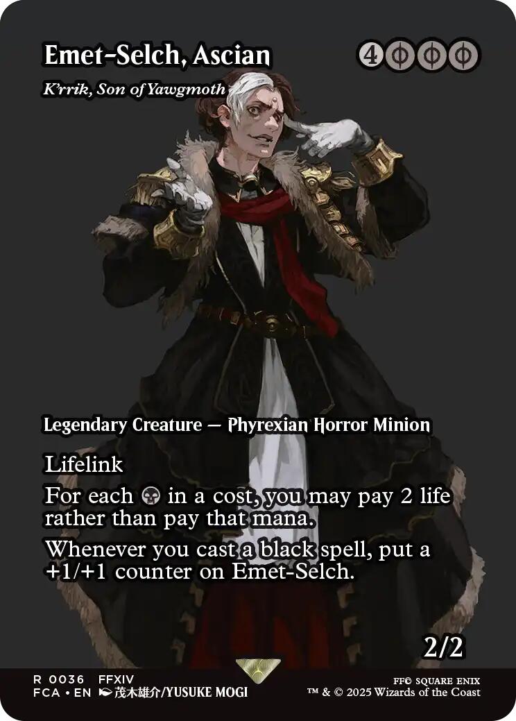 Emet-Selch, Ascian - K'rrik, Son of Yawgmoth (Showcase) [FINAL FANTASY : Through the Ages] | Exor Games New Glasgow