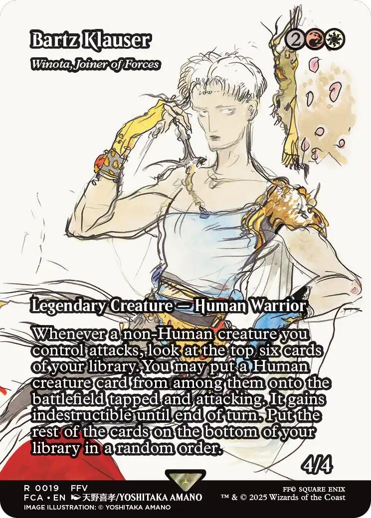 Bartz Klauser - Winota, Joiner of Forces (Showcase) [FINAL FANTASY : Through the Ages] | Exor Games New Glasgow