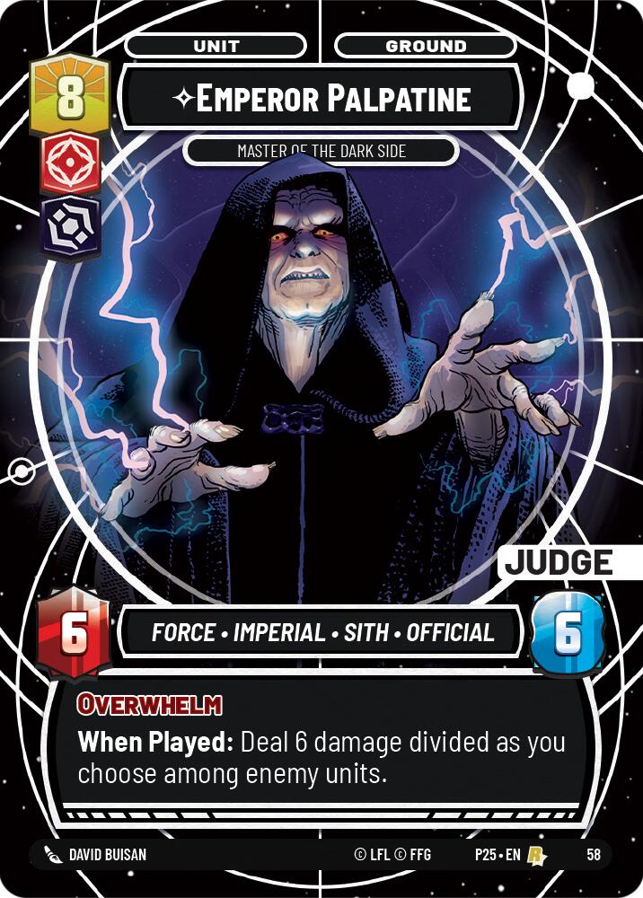 Emperor Palpatine (58) - Master of the Dark Side (58) [Judge Promos] | Exor Games New Glasgow