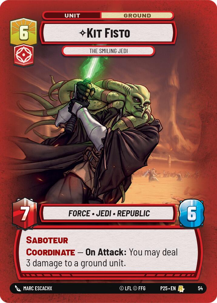 Kit Fisto (54) - The Smiling Jedi (54) [Store Showdown Promos] | Exor Games New Glasgow