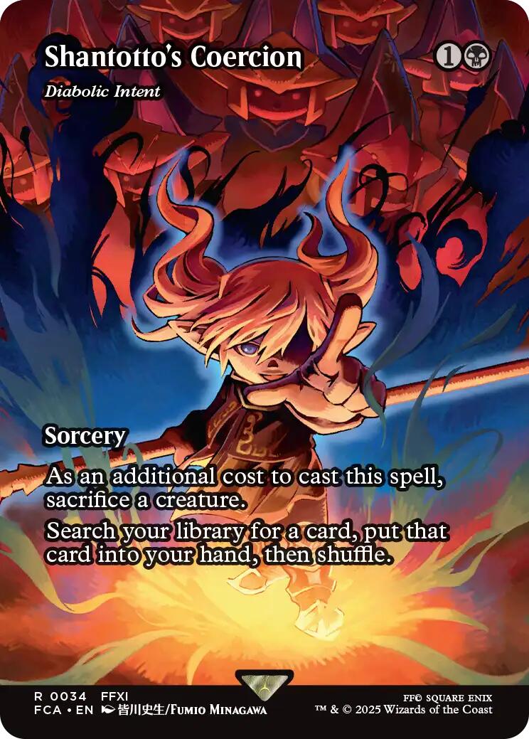 Shantotto's Coercion - Diabolic Intent (Showcase) [FINAL FANTASY : Through the Ages] | Exor Games New Glasgow