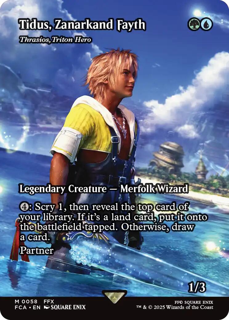 Tidus, Zanarkand Fayth - Thrasios, Triton Hero (Showcase) [FINAL FANTASY : Through the Ages] | Exor Games New Glasgow