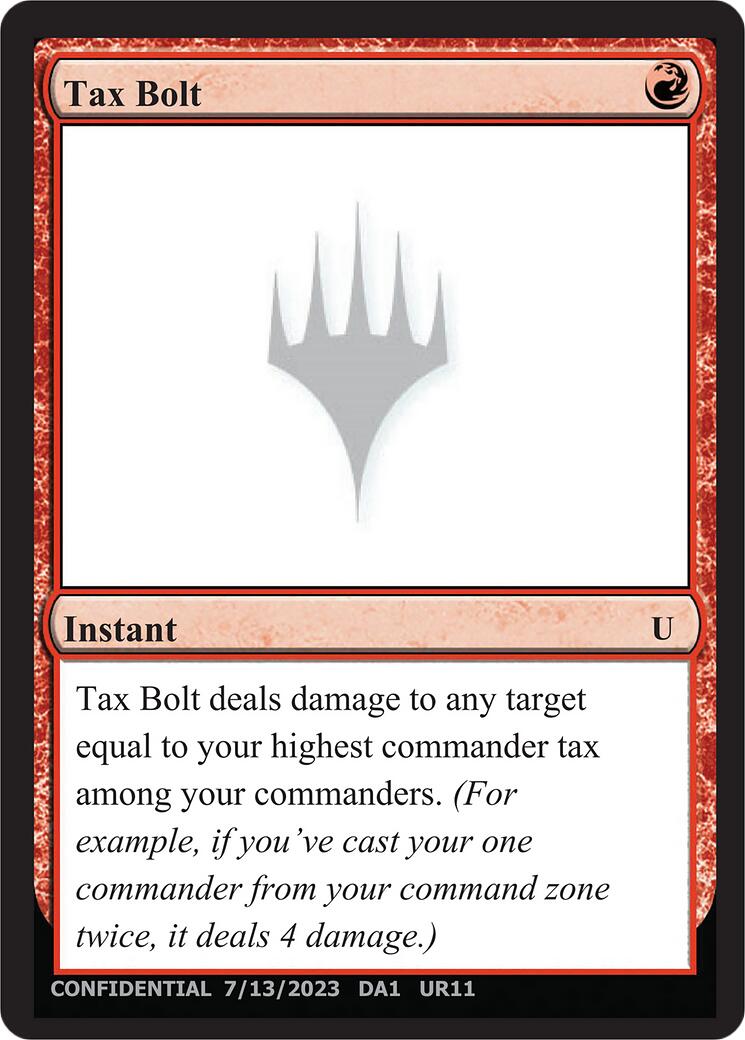Tax Bolt [Mystery Booster] | Exor Games New Glasgow