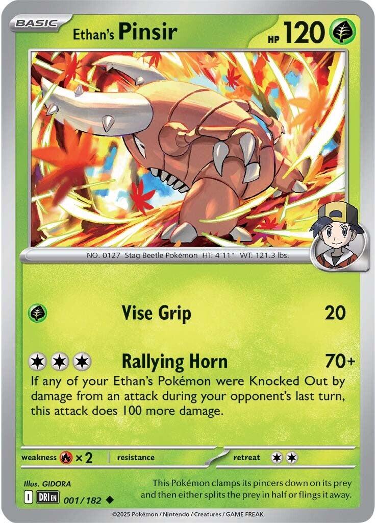 Ethan's Pinsir (001/182) [Scarlet & Violet: Destined Rivals] | Exor Games New Glasgow