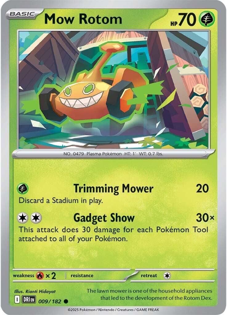 Mow Rotom (009/182) [Scarlet & Violet: Destined Rivals] | Exor Games New Glasgow
