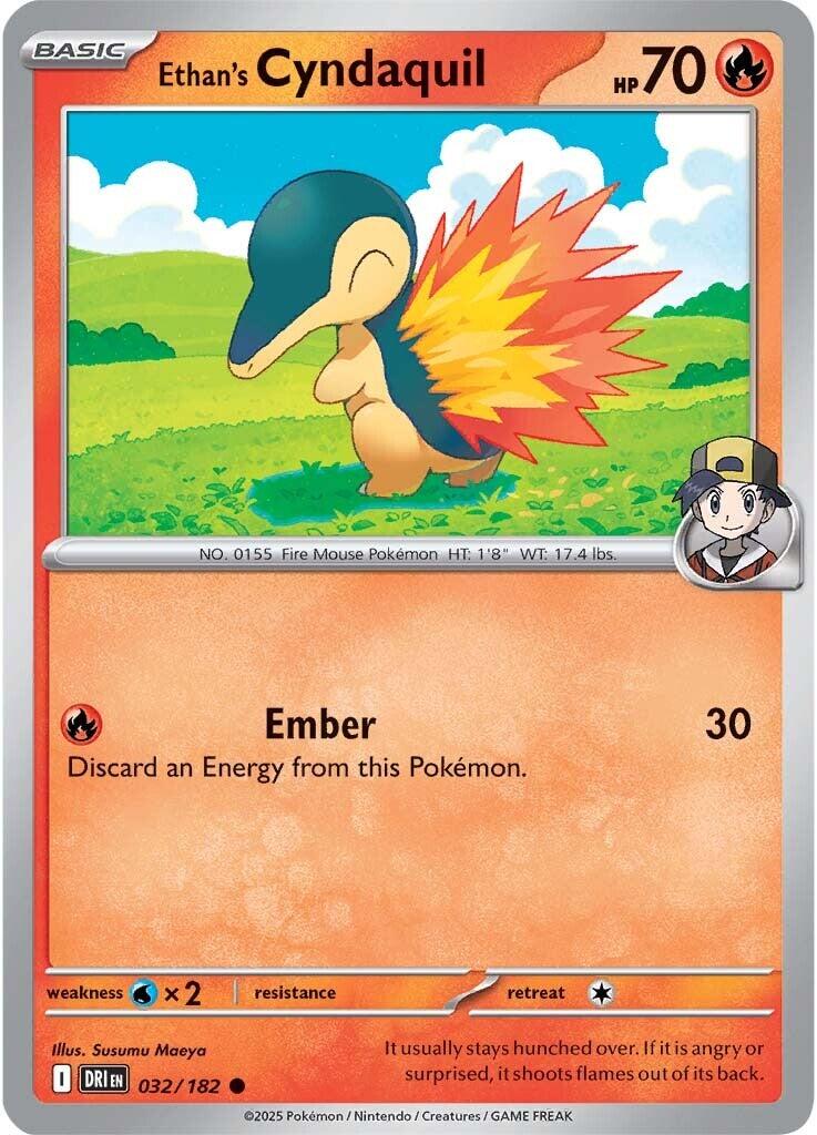 Ethan's Cyndaquil (032/182) [Scarlet & Violet: Destined Rivals] | Exor Games New Glasgow