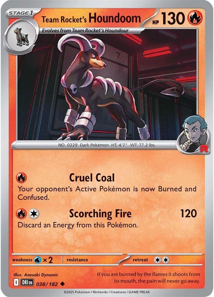Team Rocket's Houndoom (038/182) [Scarlet & Violet: Destined Rivals] | Exor Games New Glasgow