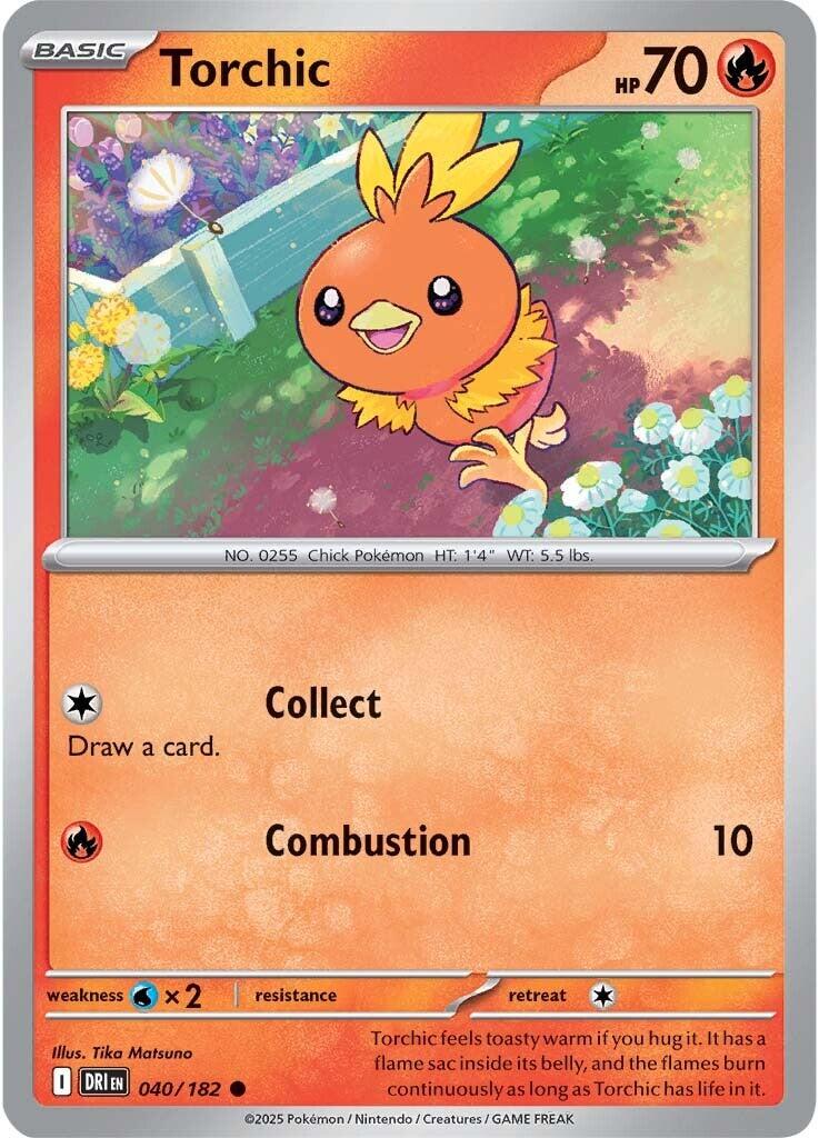 Torchic (040/182) [Scarlet & Violet: Destined Rivals] | Exor Games New Glasgow