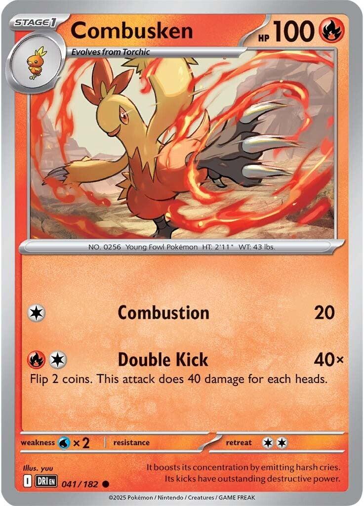 Combusken (041/182) [Scarlet & Violet: Destined Rivals] | Exor Games New Glasgow