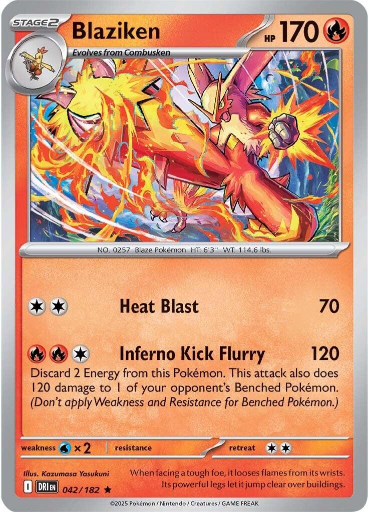 Blaziken (042/182) [Scarlet & Violet: Destined Rivals] | Exor Games New Glasgow