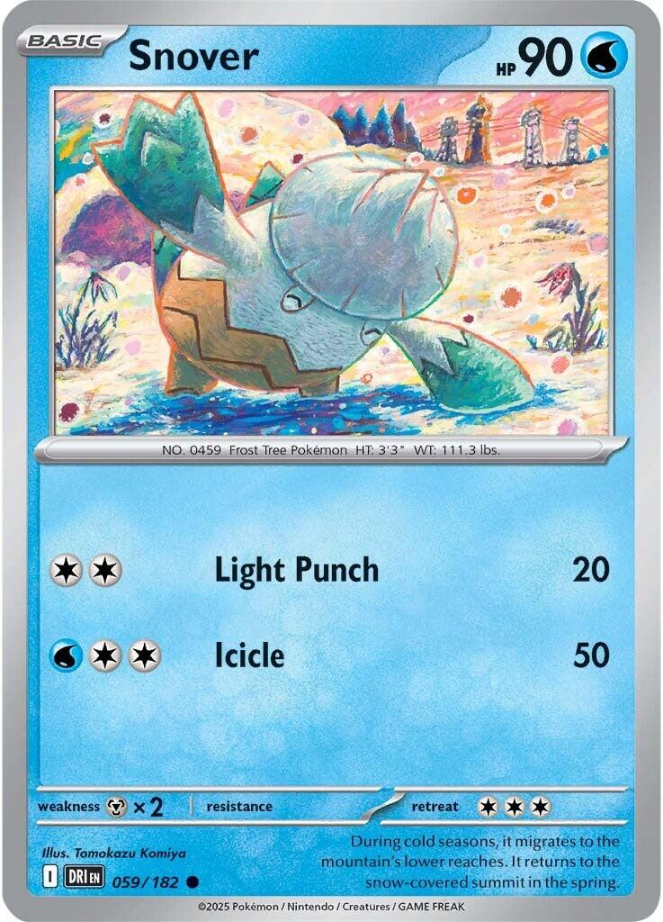 Snover (059/182) [Scarlet & Violet: Destined Rivals] | Exor Games New Glasgow