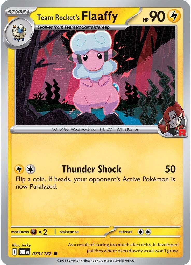 Team Rocket's Flaaffy (073/182) [Scarlet & Violet: Destined Rivals] | Exor Games New Glasgow