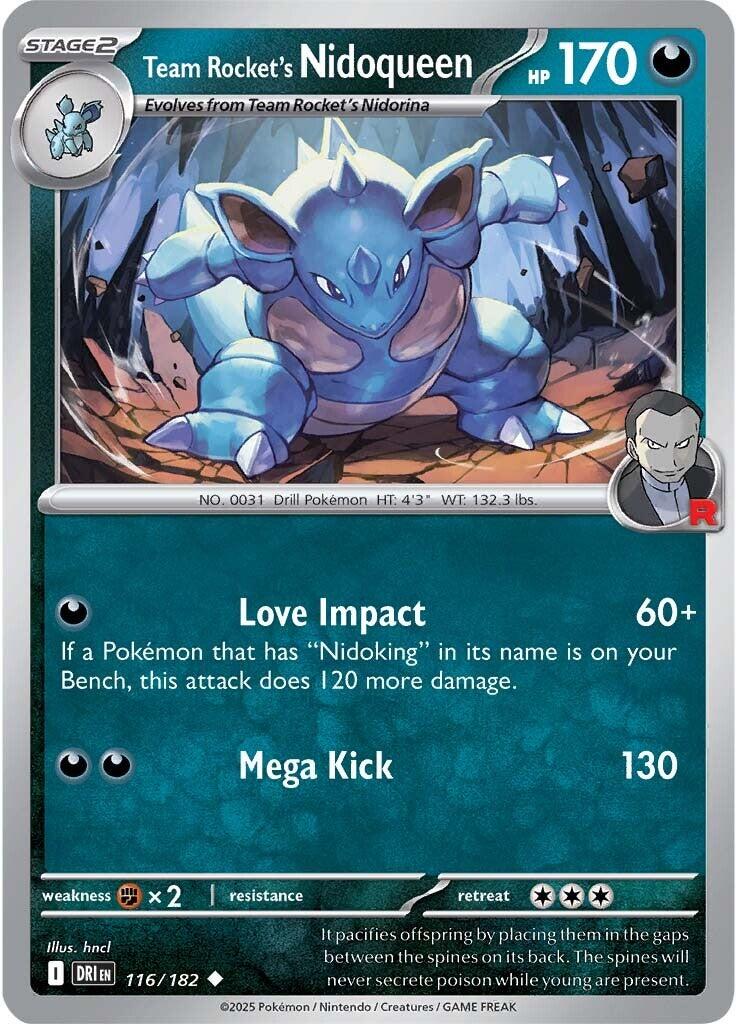 Team Rocket's Nidoqueen (116/182) [Scarlet & Violet: Destined Rivals] | Exor Games New Glasgow