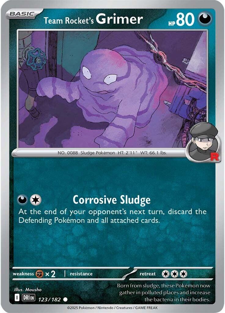 Team Rocket's Grimer (123/182) [Scarlet & Violet: Destined Rivals] | Exor Games New Glasgow
