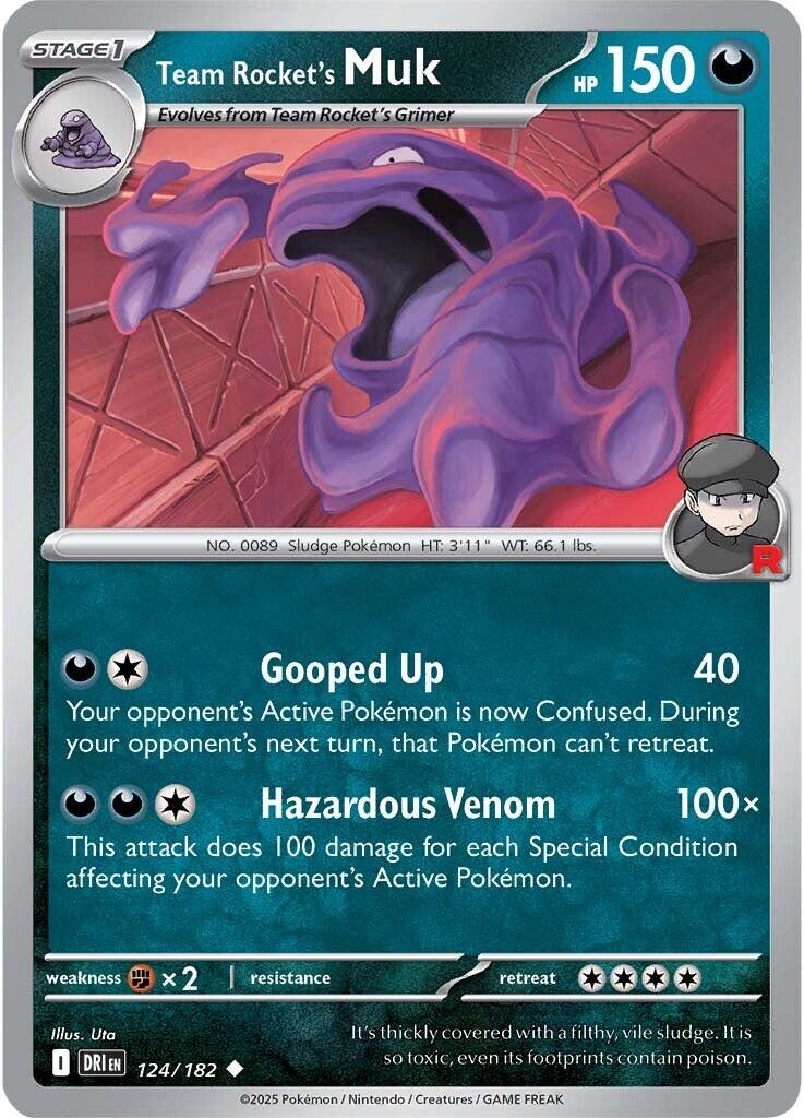 Team Rocket's Muk (124/182) [Scarlet & Violet: Destined Rivals] | Exor Games New Glasgow